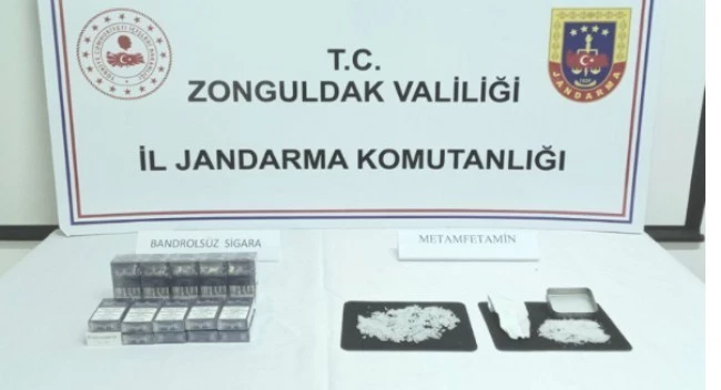 Otobüste uyuşturucu ile yakalandılar