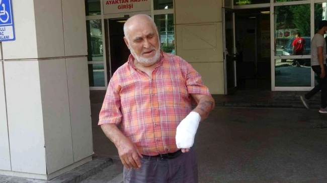 Acemi kasaplar soluğu hastanede aldı