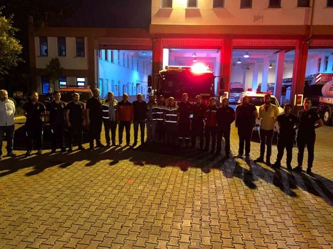 Orman yangınına Kocaeli