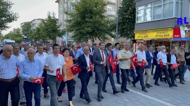 "15 Temmuz" yürüyüşü gerçekleşti
