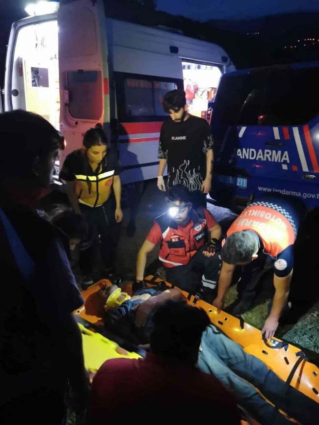 570 metreden dereye düştü